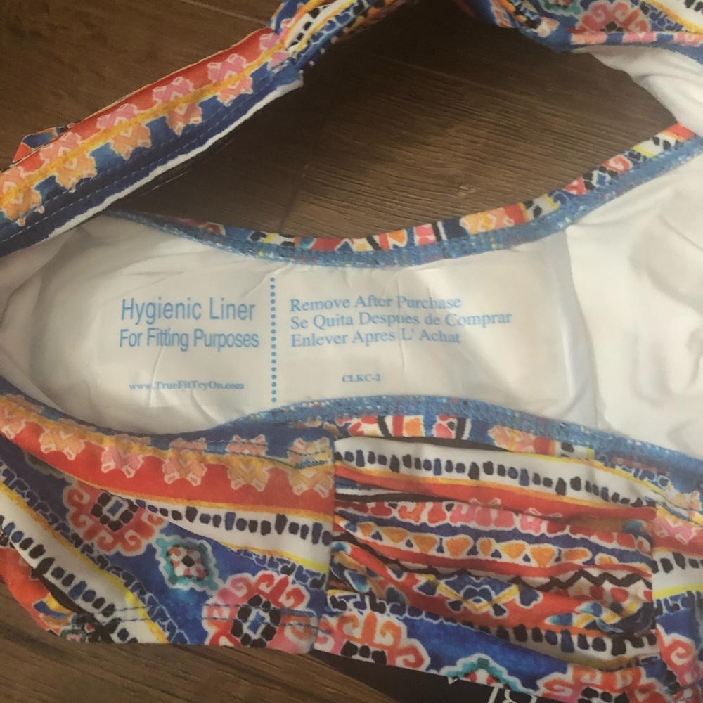 LA BLANCA-NWT Multicolored Design Bikini Bottoms - Picture 9 of 11